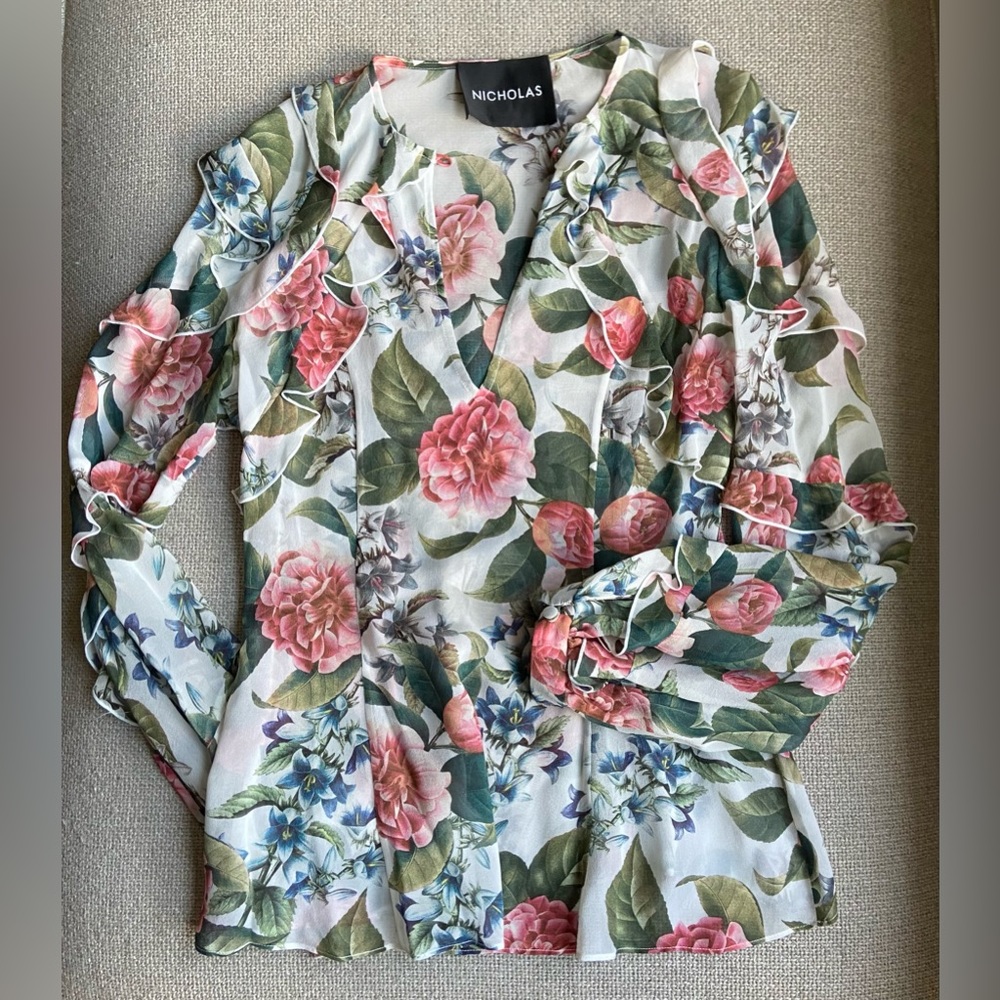Nicholas | Belle Ruffle Blouse (S) - Picture 2 of 3